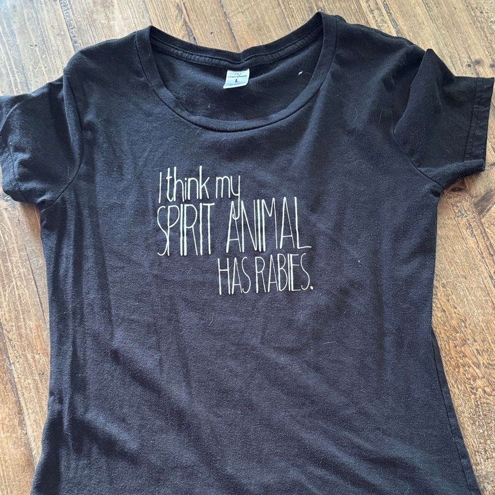 Black Graphic Tee - Short Sleeve